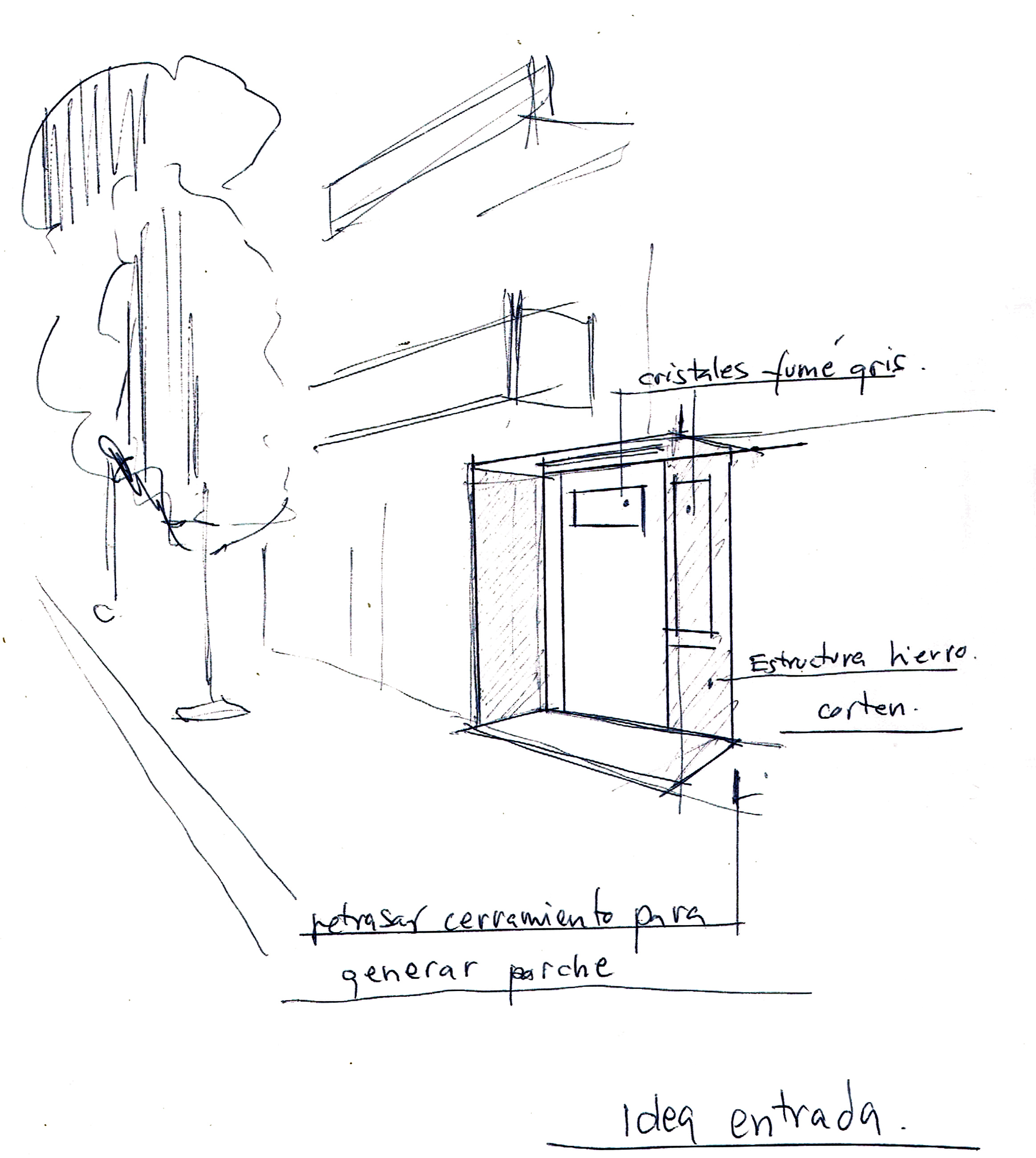 Conversaciones con croquis interiorismo pepenietostudio